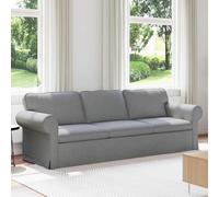 Ziaphsol Canapé d'angle en tissu gris clair 245 x 82 x 80 cm avec fonction couchage et fonction relaxation pour salon, salon moderne avec coffre de lit, extensible, design scandinave, durable