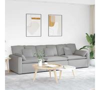 Ziaphsol Canapé modulaire avec coussin gris nuage, canapé d'appoint comme élément d'assise pour salon et canapé d'angle, 324 x 105 x 64 cm, cadre en métal, salon et chambre d'amis