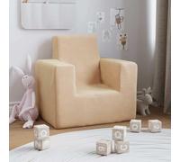 Ziaphsol Canapé pour Enfants en Peluche Douce crème, mobilier de Chambre bébé avec Housse Amovible, siège Confortable pour Nursery, Pratique pour Jouer, Lire ou se détendre, idéal pour toutpetit