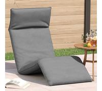 Ziaphsol Chaise Longue Pliante Gris 175x54x8,5 cm Tissu Oxford, Bain Soleil, transat, Chaise Longue, lit chilienne, Fauteuil Relax, inclinable pour Jardin terrasse Plage Piscine Camping