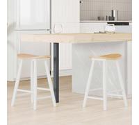 Ziaphsol Chaises de Salle à Manger Blanches en Bois Massif d'hévéa, Ensemble de 2 Meubles de Cuisine Confortables, Design Moderne, Style scandinave, idéal pour Salon et comptoir
