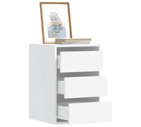 Ziaphsol Commode d'angle Blanche 40x41x58 cm en Bois d'ingénierie avec 3 tiroirs, Meuble de Rangement Pratique pour Chambre, Salon ou entrée, idéal pour Organiser vêtements, Linge et Accessoires