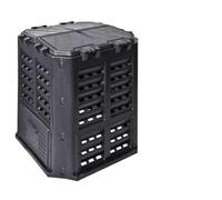 Ziaphsol Composteur thermique en plastique résistant aux intempéries - Noir - 68,9 x 68,9 x 83,9 cm - 360 l - Pour déchets de jardin et production d'engrais