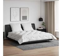 Ziaphsol Couette avec Oreiller 3 pièces Blanc Microfibre Douce Moderne pour Chambre Confortable et Respirante, Set de Literie Facile à Entretenir pour Dormir Paisiblement