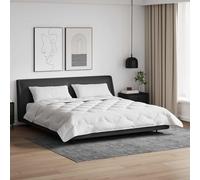 Ziaphsol Couette avec Oreiller 3 pièces Blanc Microfibre Douceur Confortable pour Chambre Moderne, Usage Intérieur, Facile à Laver, Dimensions 240 x 260 cm, Léger et Respirant