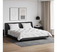 Ziaphsol Couette avec Oreiller 3 pièces en Microfibre Blanc pour Chambre élégante et Confortable, Set Minimaliste Chaud, Facile à Laver, idéal pour Dormir paisiblement Toute l'année