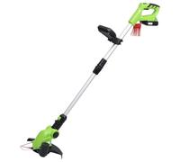 Ziaphsol Coupe-Herbe sans Fil 20V 1500 mAh Li-ION avec Manche télescopique et tête pivotante pour Taille Herbe, débroussailleuse, Coupe-Bordure, Entretien Jardin, léger, Pratique, Charge Rapide