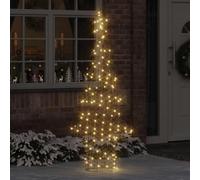 Ziaphsol Décoration de sapin de Noël avec 240 LED blanc chaud - 180 cm - En rotin - Étoile 3D - Fonctionnement USB - Pour salon, fenêtre, Avent, décoration de sapin de Noël