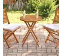 Ziaphsol Dessus de table octogonal en bois de teck massif 60x60x2,5 cm pour mobilier extérieur intérieur support de parasol pour salle à manger jardin terrasse
