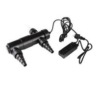 Ziaphsol Dispositif de décantation UVC 10 000 L pour Bassin extérieur avec Lampe 11W, débit 1700 L/h, Support Mural, Compatible Filtre Biologique, idéal pour Entretien et clarté de l'eau
