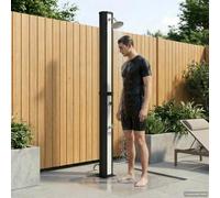 Ziaphsol Douche Solaire avec pommeau Rotatif et Robinet 40 L pour Jardin extérieur, Chauffage Solaire jusqu'à 60°C, contrôle réglable, idéale pour Piscine, Spa, Famille, Nettoyage et rafraîchissement