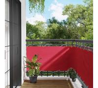 Ziaphsol Écran de Balcon Bordeaux 75 x 500 cm Oxford alu Enduit de PU, Parasol Voile ombrage auvent tonnelle Store, Protection Soleil UV Pluie pour Jardin terrasse Balcon extérieur Patio Cour