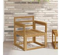 Ziaphsol Ensemble de canapés d extérieur modulable en Bois d Acacia Massif Blanc, canapé Fauteuil Pouf pour Jardin terrasse Balcon Patio véranda Lounge, Assise Confortable et résistante