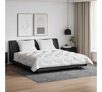 Ziaphsol Ensemble de Duvet 3 pièces Blanc Microfibre et Plumes d'oie Dimensions 260x220 cm pour Chambre Moderne, Confortable, léger, Respirant, Facile d'entretien et adapté à Tout Style de décoration