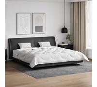 Ziaphsol Ensemble de Duvet 3 pièces Blanc Microfibre et Plumes d'oie, literie Moderne avec oreillers Assortis pour Chambre Confortable et élégante, idéal pour Dormir Chaud et Relaxer