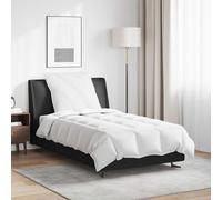 Ziaphsol Ensemble de literie d'été Simple avec Oreiller Blanc en Plumes de Canard pour Chambre Moderne 2 pièces