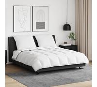 Ziaphsol Ensemble de literie d'hiver Blanc avec Couette en Plume de Canard et oreillers 3 pièces pour Chambre Moderne, Confortable, Respirante, Facile à Entretenir et idéal pour Nuits cocooning