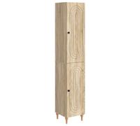 Ziaphsol Ensemble Meuble 2 pcs chêne Sonoma Bois d'ingénierie mobilier Salon Chambre Bureau entrée Rangement modulable avec Buffet et Armoire Murale Pratique et Design