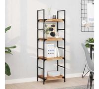 Ziaphsol Étagère Murale en Bois d'acacia Massif 40x30 cm Finition à l'huile Support Support Support Meuble Rangement bibliothèque Design décoration pour Salon Chambre Cuisine Salle de Bain Bureau