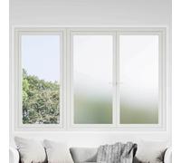 Ziaphsol Film de fenêtre Auto-adhésif Blanc dépoli 90 x 500 cm PVC pour intimité, décoration intérieure, Protection Contre Regards, Facile à Poser sur vitre, idéal pour Salle Bain Bureau