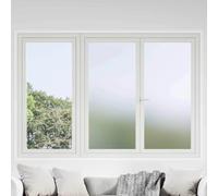 Ziaphsol Film de fenêtre Auto-adhésif Gris dépoli 90 x 2000 cm PVC pour intimité, décoration intérieure, Protection Contre Regard indiscret, Facile à appliquer dans Salon, Chambre ou Bureau