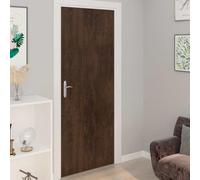 Ziaphsol Films autoadhésifs pour Portes en PVC chêne foncé 4 pièces 210x90 cm pour décoration intérieure, Meubles et Surfaces Lisses, résistant à l'humidité et Facile à appliquer