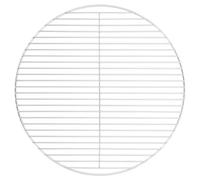 Ziaphsol Grille de barbecue portable ronde Ø 37 cm en acier inoxydable 304 Accessoires de barbecue pour barbecue sphérique, barbecue à charbon de bois, brasero pour rôtir et nettoyer