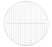 Ziaphsol Grille de cuisson portable ronde en acier inoxydable 304, Ø 44,5 cm pour accessoires de barbecue, barbecue sphérique, brasero pour rôtir, nettoyer et fumer