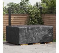 Ziaphsol Housse de protection en 420D pour meubles de jardin, de terrasse, de balcon, d'extérieur, de salon - Noir uni - 230 x 165 x 80 cm