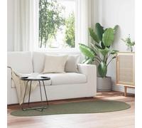 Ziaphsol HUARTE Tapis de zone vert forêt 100 x 200 cm polyester antidérapant, lavable, moderne, confortable pour salon, chambre à coucher, couloir, chambre d'enfant, extérieur, balcon, terrasse