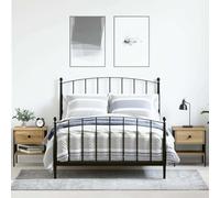 Ziaphsol Industrial Oak Bedside Table 2-Piece Set with Storage Drawers Modern Vintage Bedroom Furniture for Adult and Kids Home Decor