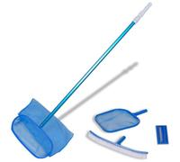 Ziaphsol Kit Entretien Piscine avec Manche télescopique en Aluminium 1,2 à 3,6 m, Brosse, épurateur, récupérateurs de Feuilles, Accessoires pour Nettoyage, Filtration, Skimmer, Entretien saisonnier
