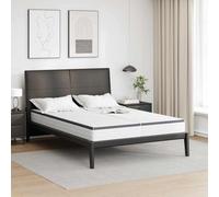 Ziaphsol Lot de 2 matelas à ressorts Bonnell, 70 x 190 cm, blanc et gris, avec couche de mousse PU, confort de sommeil moyennement doux, pour chambre à coucher, lit d'appoint, sommier à lattes