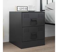 Ziaphsol Lot de 2 poignées d'armoire en métal noir - 85 x 45 mm - Revêtement par pulvérisation - Pour tiroirs, portes d'armoire, commode, cuisine, salle de bain, couloir, rénovation