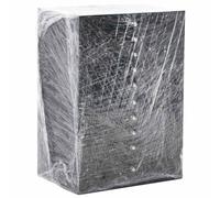 Ziaphsol Lot de 6 films étirables transparents - 17 μm - 50 cm x 300 m - Matériau d'emballage pour fournitures d'expédition, carton, déménagement, entrepôt, film de protection