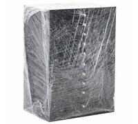 Ziaphsol Lot de 6 films étirables transparents - 30 μm - 50 cm x 150 m - En polyéthylène - Pour emballage, expédition, carton, protection, entrepôt et déménagement, pour regrouper et sécuriser