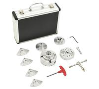 Ziaphsol Mandrin autocentrant en acier de 9,5 cm - 4 mâchoires - 95 mm - Avec broche de 1" x 8 TPI - Accessoires de tour pour fixer et serrer la pièce