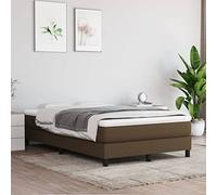 Ziaphsol Matelas à ressorts ensachés moyen, marron foncé, 120 x 200 x 20 cm, tissu, respirant, ergonomique, noyau à ressorts avec mousse à mémoire de forme et visco, pour chambre à coucher, lit