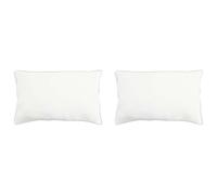 Ziaphsol Oreiller 2 pièces Blanc 70 x 90 cm en Fibres de Bambou et Polyester, Respirant, Moelleux, Ferme, Soutien Cervical Ergonomique, idéal pour Chambre, lit, canapé, Voyage, hôtel