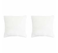 Ziaphsol Oreiller Blanc 65x65 cm en Fibre de Bambou et Polyester, Coussin Respirant Moelleux pour literie, Soutien Cervical Ergonomique, idéal Chambre, canapé, Voyage ou hôtel