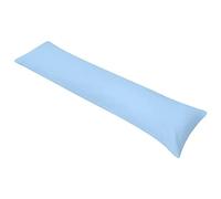 Ziaphsol Oreiller de Corps 40 x 145 cm Bleu en Microfibre avec Housse Amovible, Soutien Cervical Ergonomique, Confort Moelleux pour Sommeil, Chambre, Voyage, lit, canapé