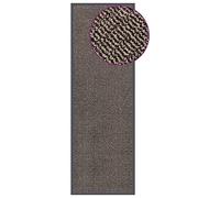 Ziaphsol Paillasson touffeté 60x180 cm Marron foncé, antidérapant et Absorbant pour intérieur extérieur, Porte Maison, Balcon ou terrasse, Nettoyage Facile, Design Neutre