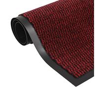 Ziaphsol Paillasson touffeté 60x180 cm Rouge résistant à l'humidité et antidérapant pour entrée Maison terrasse Balcon Vestibule intérieur extérieur