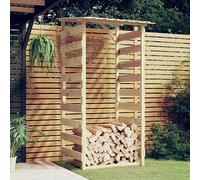 Ziaphsol Pergola avec toit en bois de pin imprégné, 100 x 90 x 200 cm, toiture en bois de sapin, arche de rosier pour entrée, passage et chemin de jardin