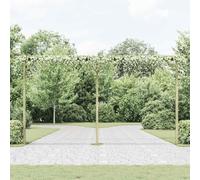 Ziaphsol Pergola de Jardin en Bois 410 x 40 x 203 cm avec 3 poteaux Robuste pour Support de Plantes grimpantes Rosier Vigne Lierre ou Fleur, idéale pour terrasse, Patio ou entrée extérieure