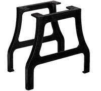 Ziaphsol Pieds de Table Basse en Fonte Noir 45 x 41 cm Support Robuste pour Meuble Support piètement tréteau Base Fixation Platine pour Salon Bureau Cuisine Salle à Manger Atelier
