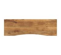 Ziaphsol Plateau de table en bois de manguier massif 160 x 50 cm avec bord d'arbre naturel pour salle à manger, bureau, meubles de bricolage, planche en bois robuste, rénovation créative, plan de