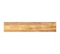 Ziaphsol Plateau de table rectangulaire en bois de manguier massif - 180 x 20 x 3,8 cm - Pour salle à manger, salon, cuisine, bureau et jardin - Plan de travail en bois durable pour le bricolage, la