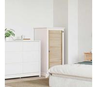 Ziaphsol Porte d'armoire en pin massif naturel, 49,5 x 2,1 x 110 cm, panneau avant de rechange pour la construction d'armoire, la rénovation et le remplacement en intérieur, espace de rangement