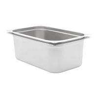 Ziaphsol Récipients Gastronorm 2 pièces GN 1/1 200 mm en Acier Inoxydable empilables pour Cuisine Professionnelle et Restauration, Compatible Bain-Marie, Buffet, Stockage et présentation Alimentaire